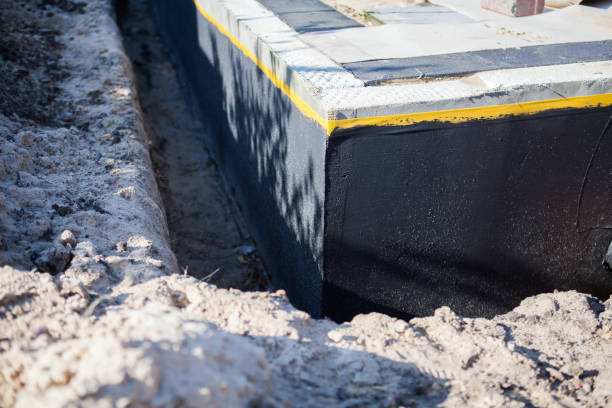 Residential Waterproofing installation at a Old Bridge, NJ home by SJ Waterproofing Pros